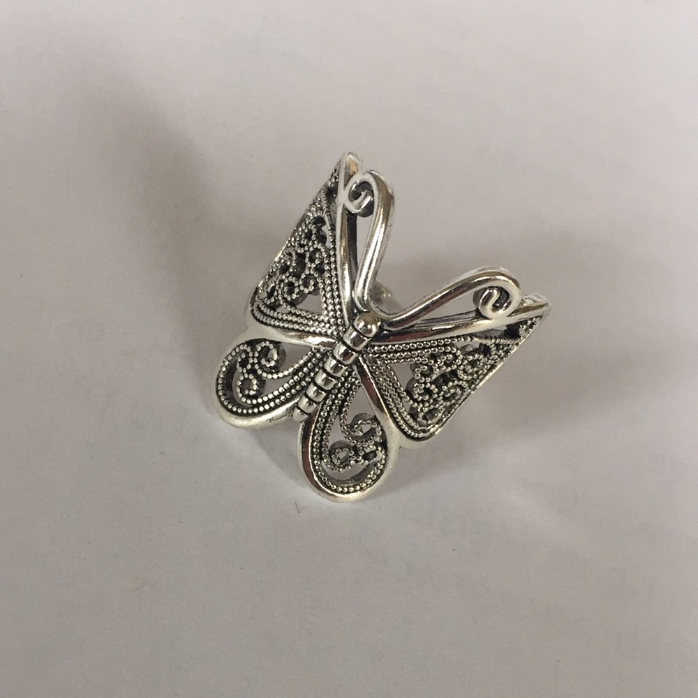 🍏50% OFF/3+...Adjustable Filigree Butterfly Ring